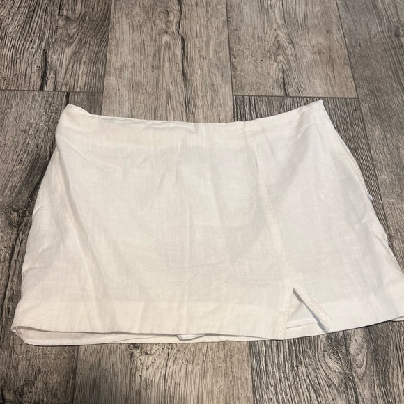 Linen mini skirt H&M - Picture 2 of 2